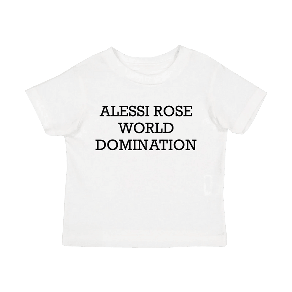 Alessi Rose Merch Alessi Rose World Domination Baby Tee Mothers Day Gift for Brother