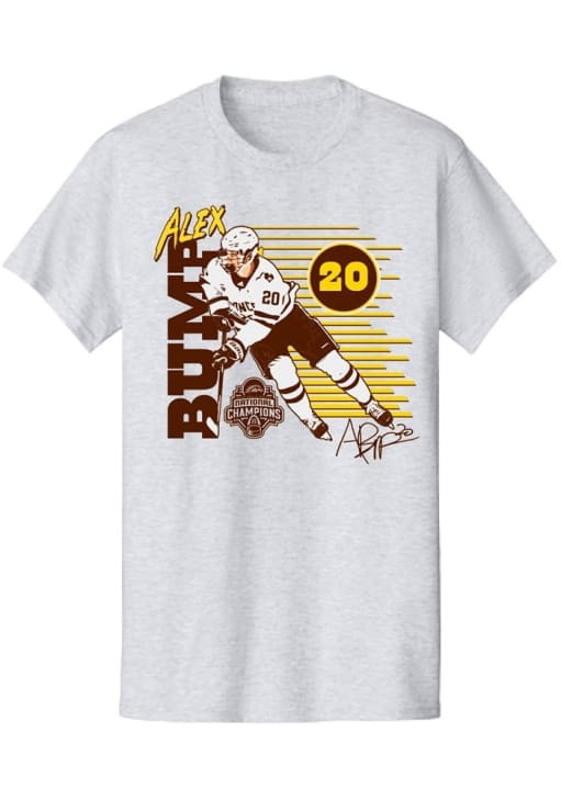 Alex Bump T-Shirt Western Michigan National Championship Gear 2025 Shirt NCAA Ice Hockey