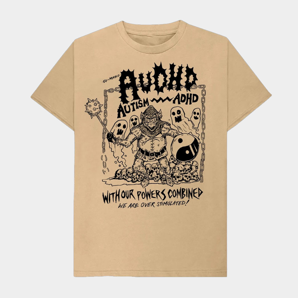 Alex CF Merch Audhd Advocacy Shirt Autism And ADHD With Our Powers Combined T-Shirt Fan Gifts