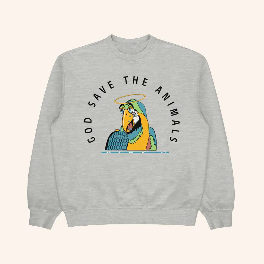 Alex G Merch Parrot Crewneck Sweatshirt Christmas Gift Ideas For Him Alex G Merch Parrot Crewneck Sweatshirt Christmas Gift Ideas For Him