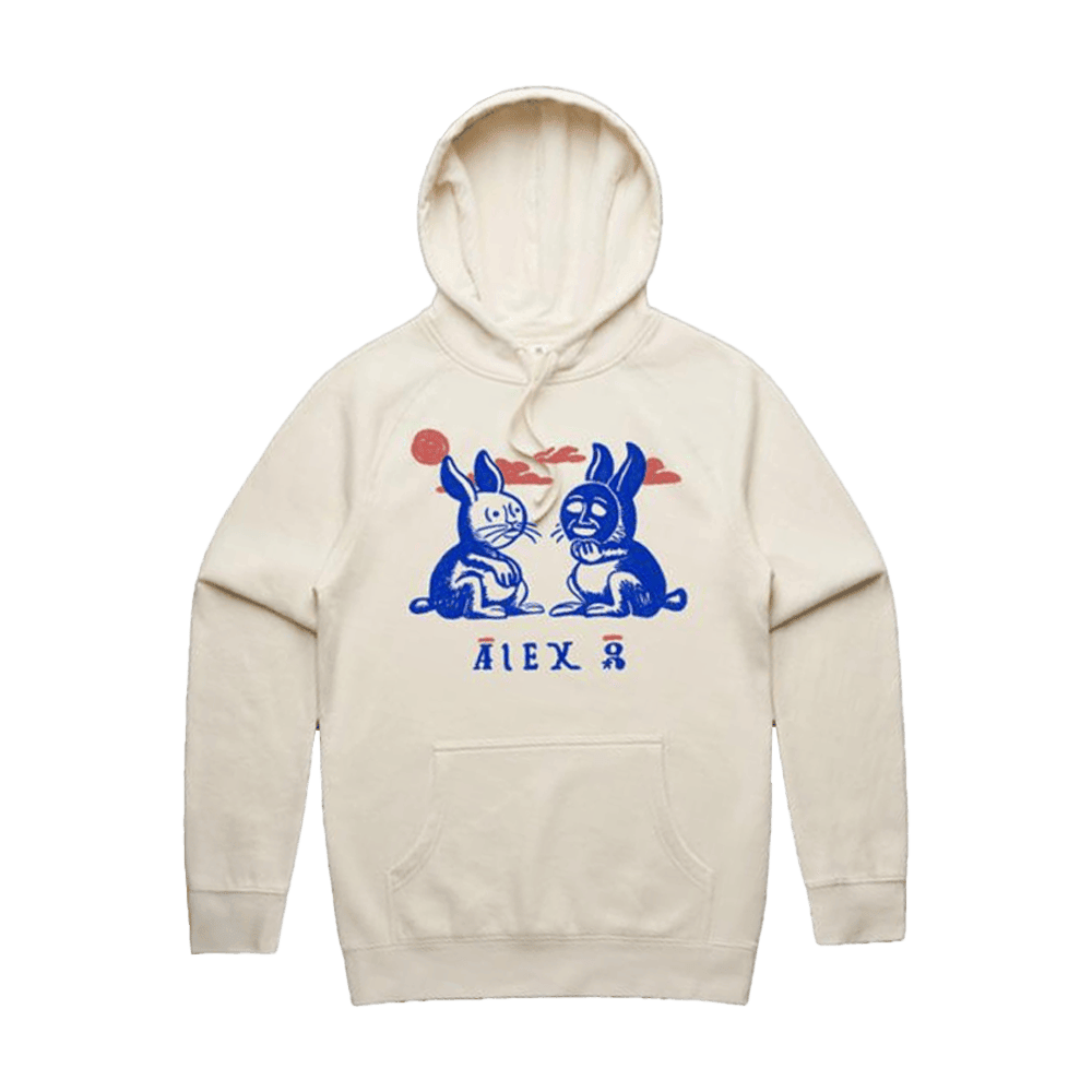 Alex G Merch Rabbit Ecru Hoodie Unique Gifts For Music Lovers