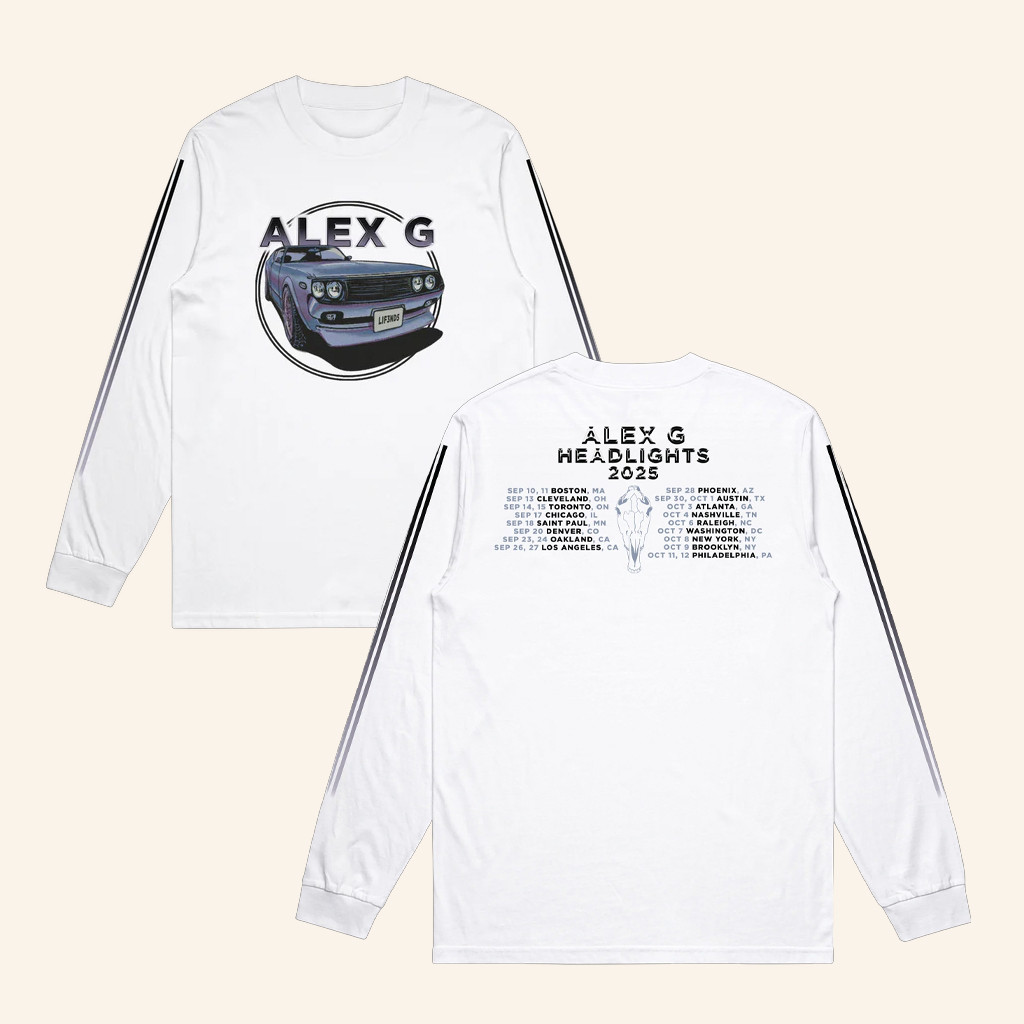 Alex G Merch Tour Long Sleeve T-Shirt Unique Gifts For Music Lovers