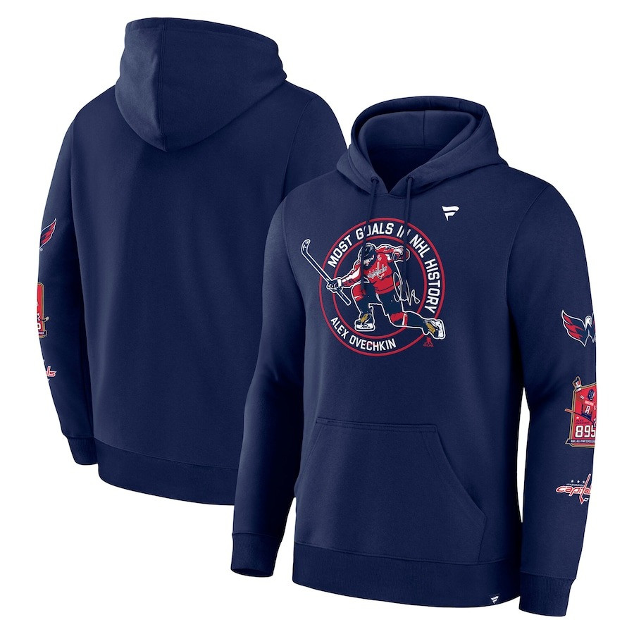 Alex Ovechkin 895 Hoodie Most Goals In NHL History Hockey Washington Capitals Fan Gifts