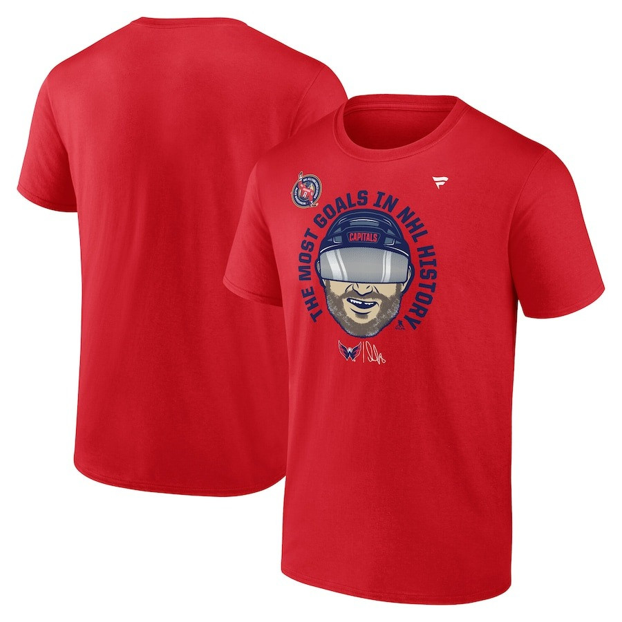 Alex Ovechkin 895 T-Shirt The Most Goals In NHL History Hockey Washington Capitals Merch