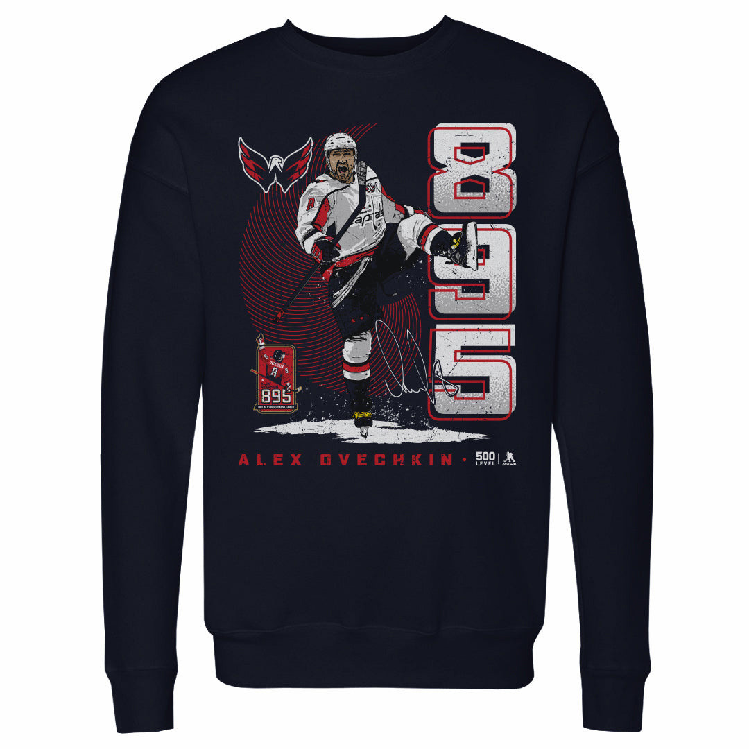Alex Ovechkin Washington Capitals 895 Career Goals Sweatshirt Best Gifts For Hockey Lovers