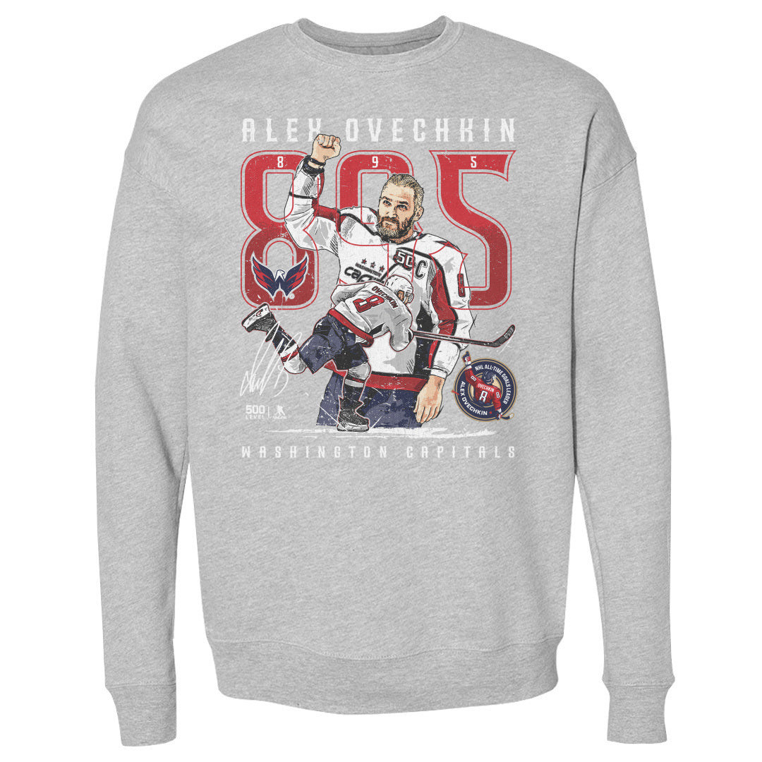 Alex Ovechkin Washington Capitals 895 Career Goals Sweatshirt Gift Ideas For Hockey Fans