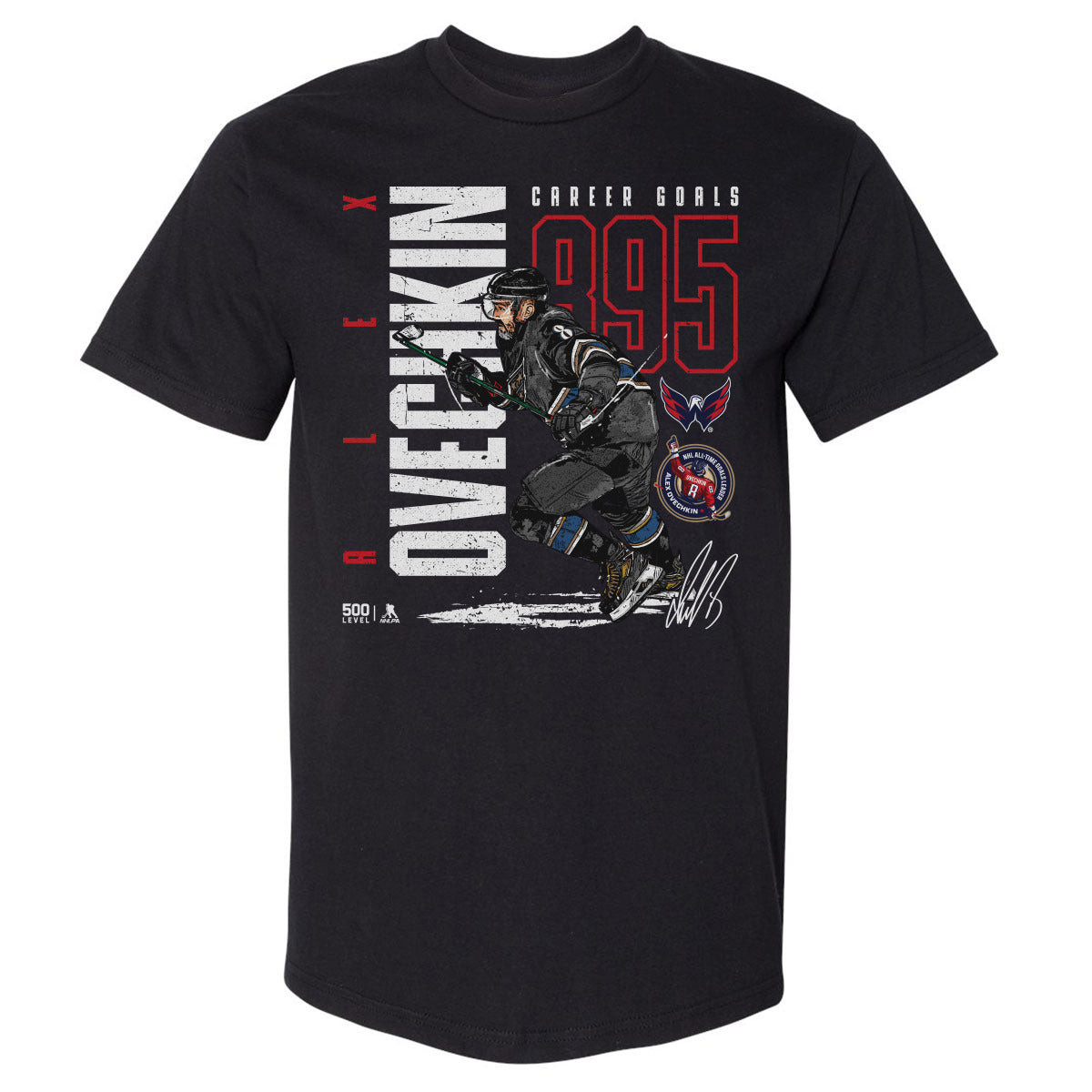 Alex Ovechkin Washington Capitals 895 Career Goals T-Shirt Best Gifts For Hockey Lovers
