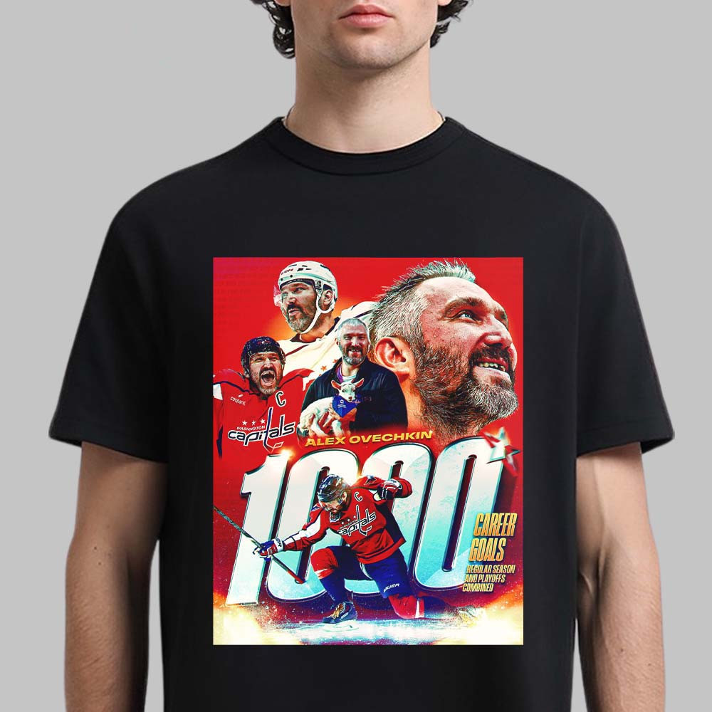 Alex Ovechkin Washington Capitals T-Shirt Hockey Fan Merch Alex Ovechkin Lover Gift For Men