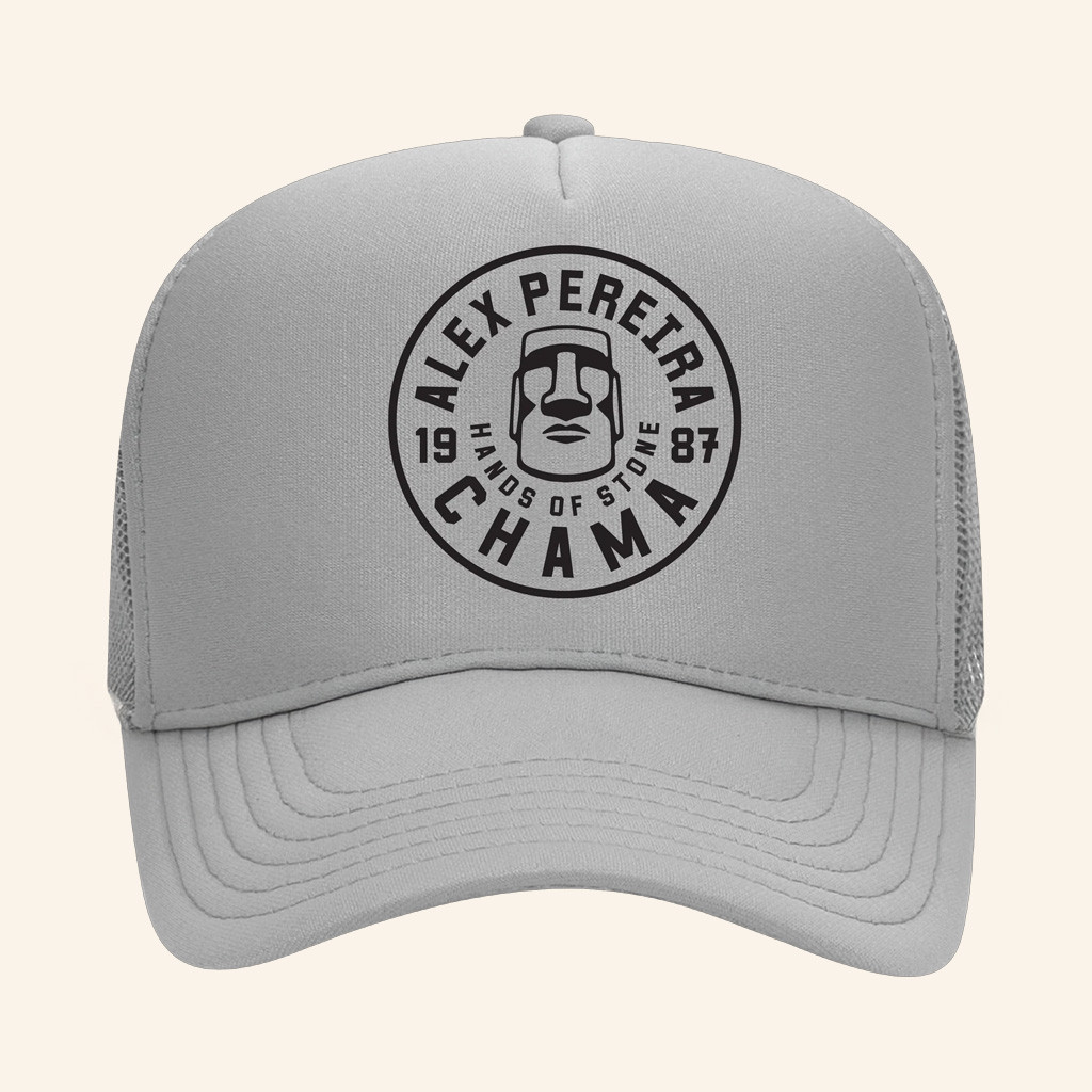 Alex Pereira Merch Chama Hands Of Stone Circle Trucker Hat Xmas Presents For Him Alex Pereira Merch Chama Hands Of Stone Circle Trucker Hat Xmas Presents For Him