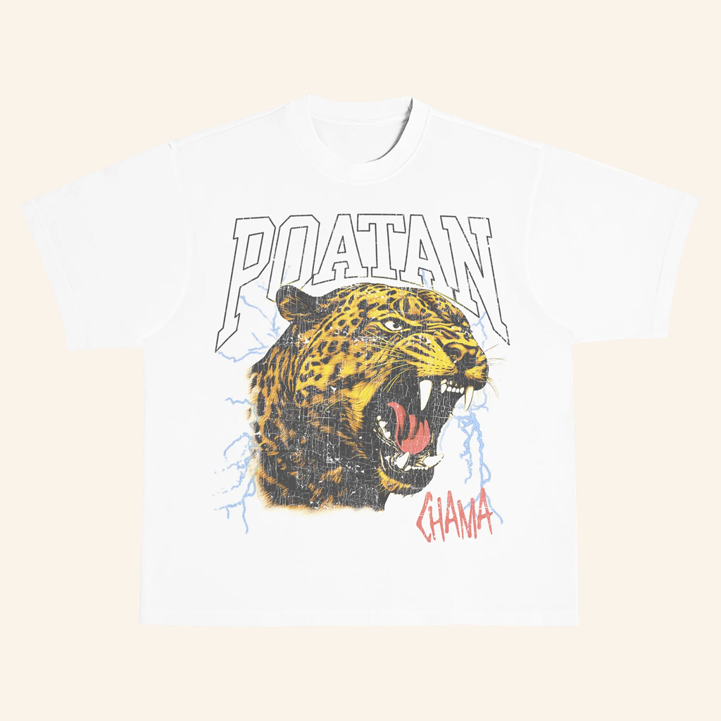 Alex Pereira Merch Jaguar Poatan Chama White T-Shirt Present For Dudes Alex Pereira Merch Jaguar Poatan Chama White T-Shirt Present For Dudes