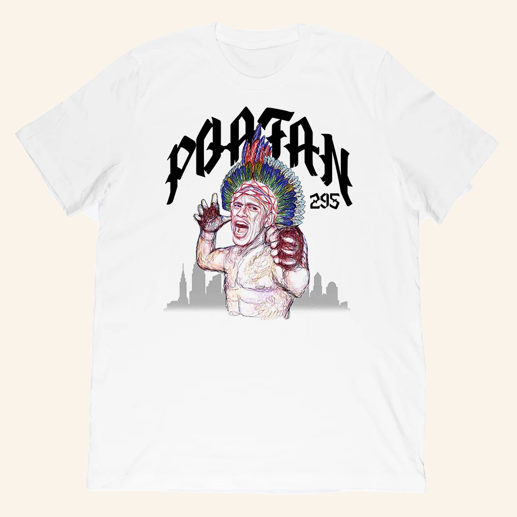 Alex Pereira Merch Poatan 295 White T-Shirt Cool Gifts For Boyfriend Alex Pereira Merch Poatan 295 White T-Shirt Cool Gifts For Boyfriend