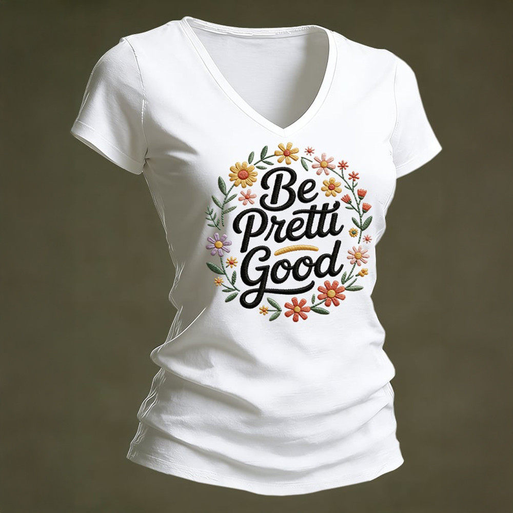 Alex Pretti Be Pretty Good V-Neck Shirt Anti ICE Clothing Unique Gift For Wife