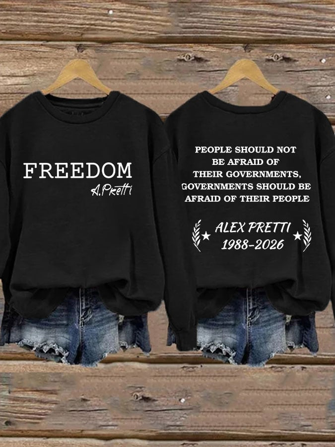 Alex Pretti Freedom Sweatshirt I Stand With Minnesota Shirt FDT Political Clothing Gifts