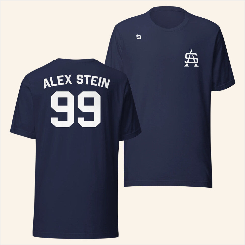 Alex Stein Merch Navy Alex Stein 99 T-Shirt Gift Ideas For Fans Birthday Gifts For BFF