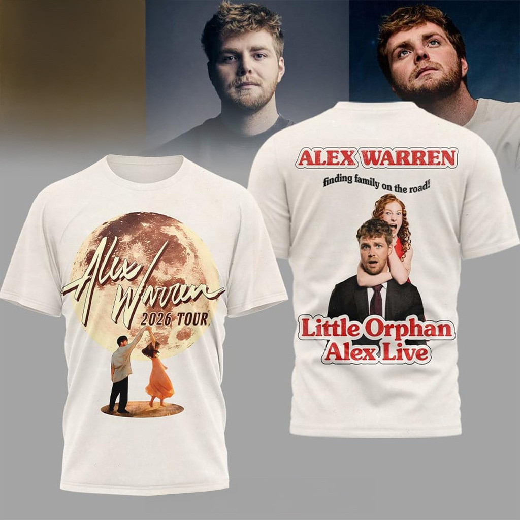 Alex Warren Little Orphan Alex Live 2026 T-Shirt Alex Warren Merch Gifts For Fans