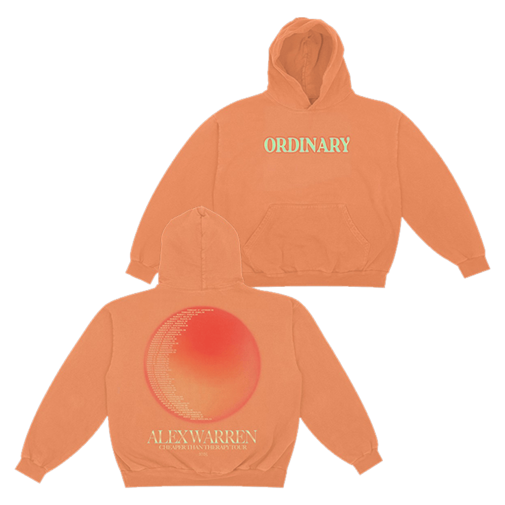 Alex Warren Merch Ordinary Hoodie Che aper Than Therapy Tour Merch Father's Day Gifts For Husband