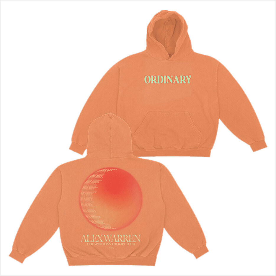 Alex Warren Merch Ordinary Hoodie Che Aper Than Therapy Tour Merch Gifts For Sister Merch Apparel