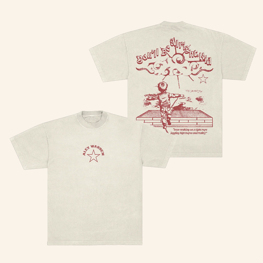 Alex Warren Merch Tightrope T-Shirt You'll Be Alright Kid Shirt Gifts For Husband Alex Warren Merch Tightrope T-Shirt You'll Be Alright Kid Shirt Gifts For Husband