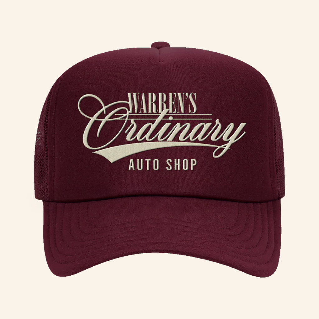 Alex Warren Merch Warren's Ordinary Auto Shop Trucker Hat Gifts For Music Fans
