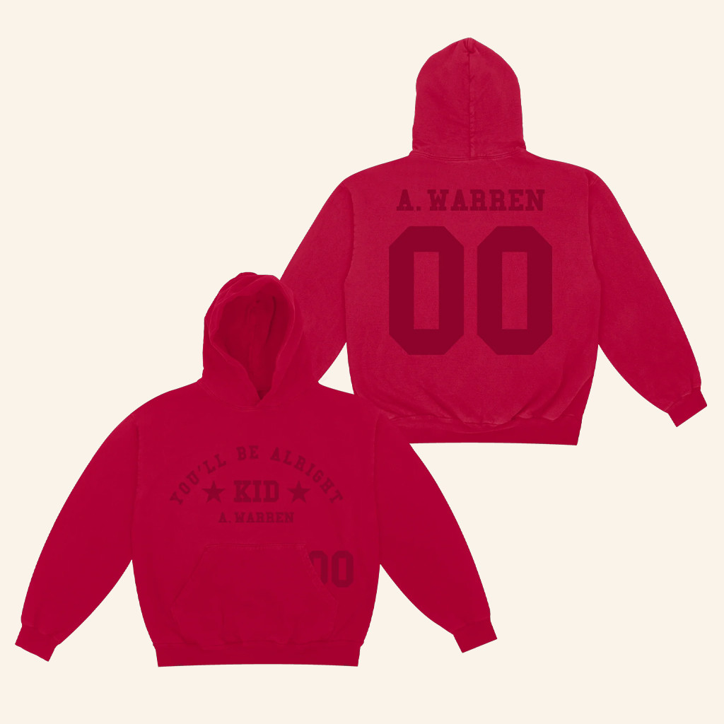 Alex Warren Merch You'll Be Alright Kid Hoodie Cool Gifts For Music Lovers