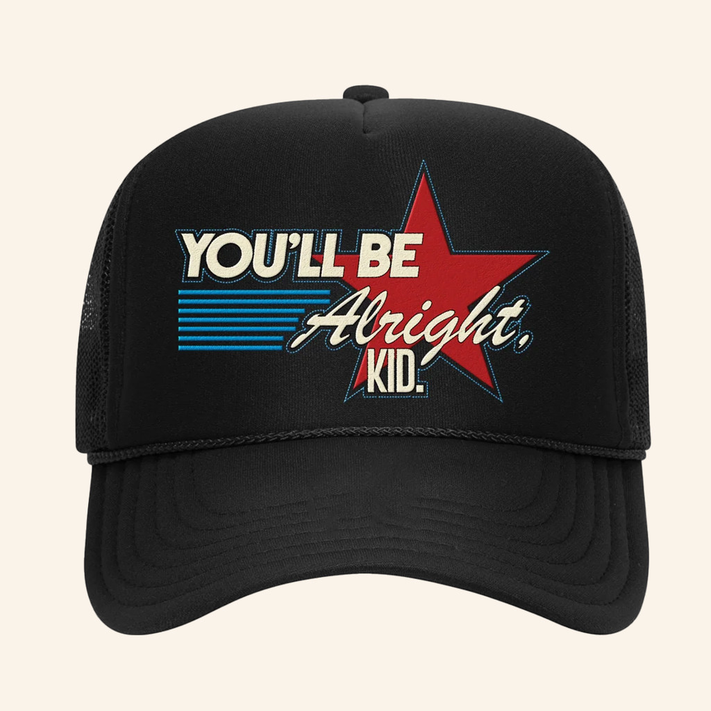 Alex Warren Merch You'll Be Alright Kid Trucker Hat Gifts For Music Fans