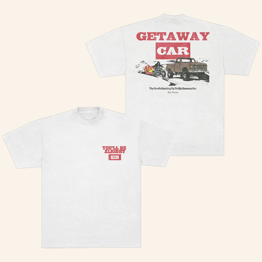 Alex Warren Official Merch Getaway Car T-Shirt Gifts For Him