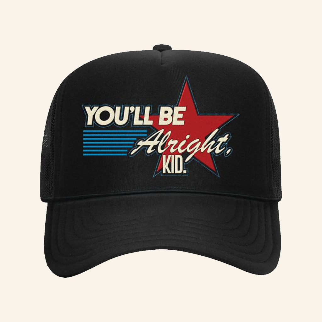 Alex Warren Official Merch You'll Be Alright Kid Trucker Hat Gifts For Husband