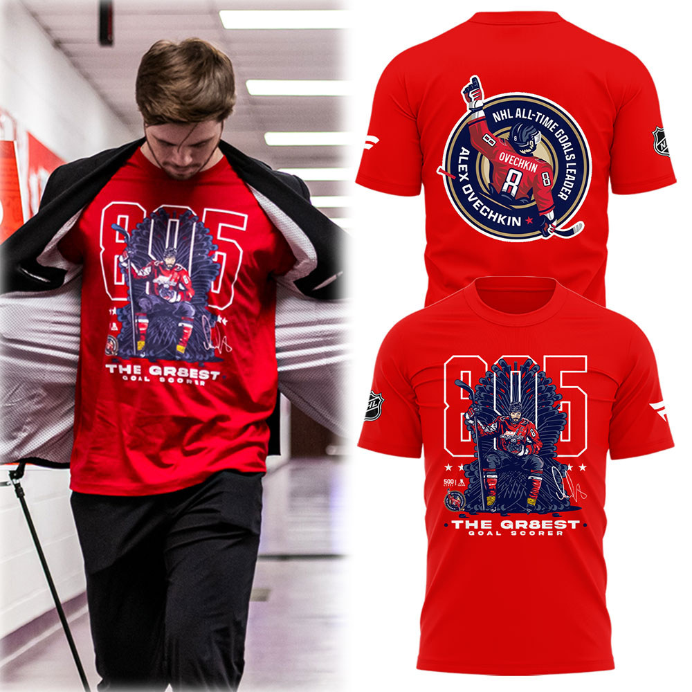 Alexander Ovechkin Washington Capitals The Gr8Est Goal Scorer T-Shirt Best Gifts For Ice Hockey Players