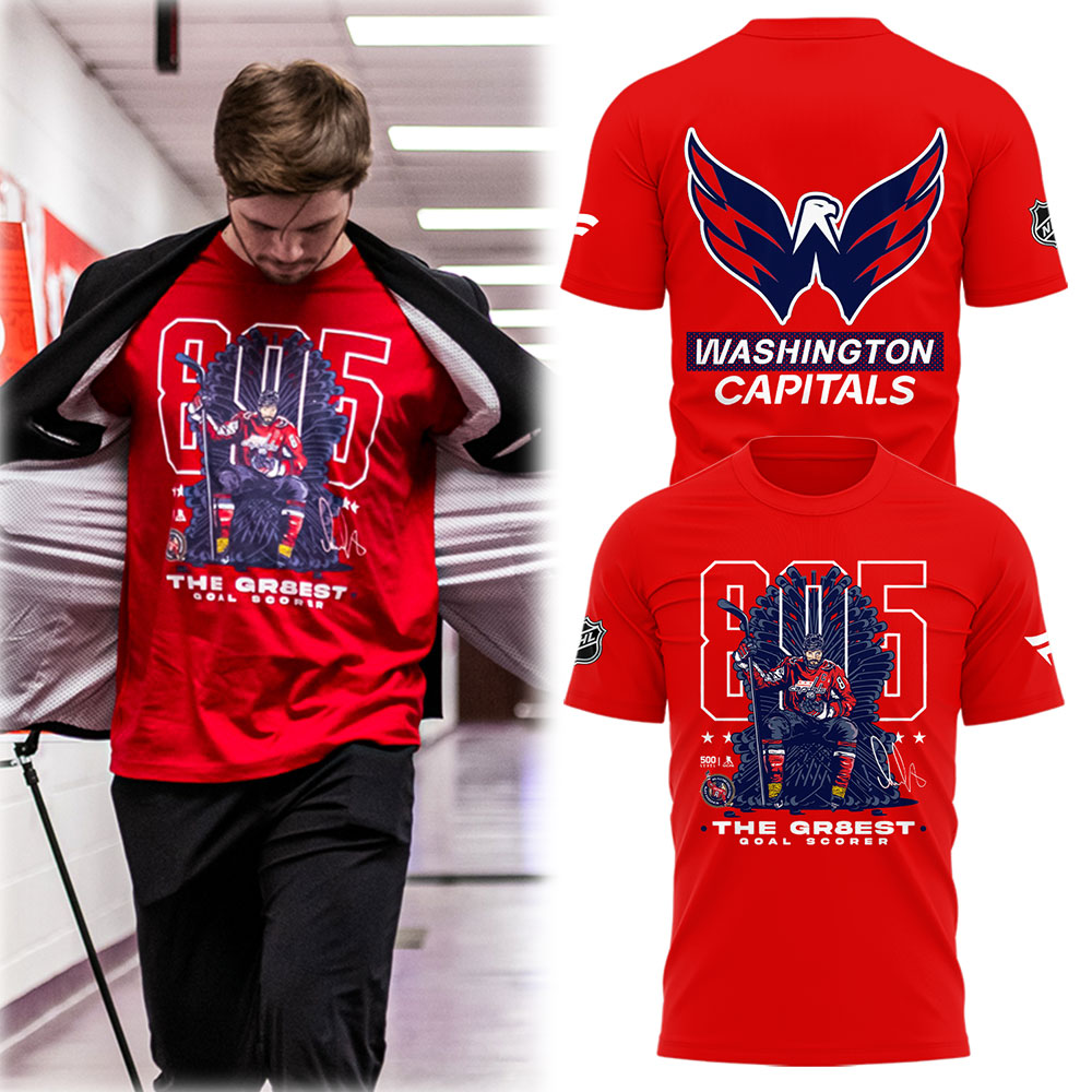 Alexander Ovechkin Washington Capitals The Gr8Est Goal Scorer T-Shirt Cool Gifts For Ice Hockey Players