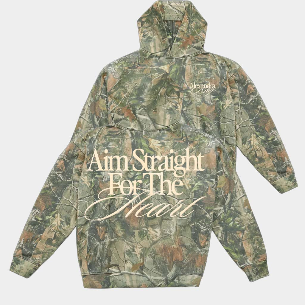 Alexandra Kay Merch Straight For The Heart Camo Hoodie Music Lover Gift Ideas For Her