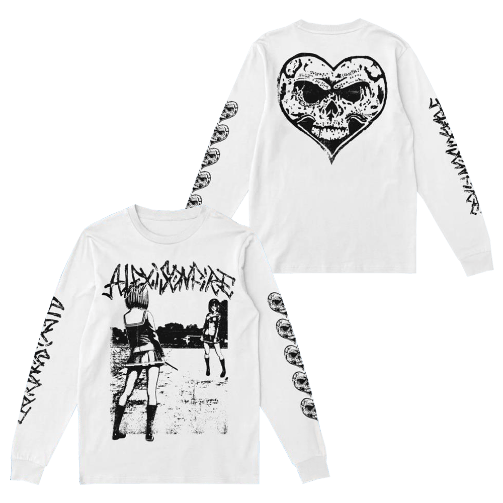 Alexisonfire Merch Anime Knife Fight Long Sleeve Shirt Gifts For Band Fans Alexisonfire Merch Anime Knife Fight Long Sleeve Shirt Gifts For Band Fans