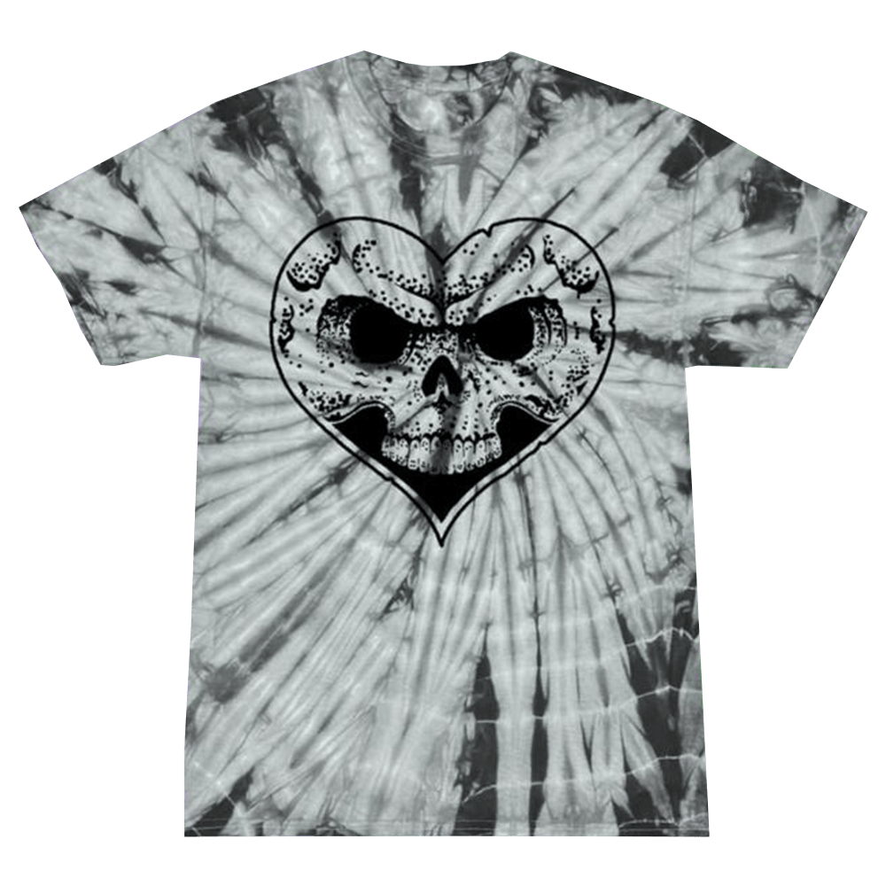 Alexisonfire Merch Heart Skull Tie Dye T-Shirt Gifts For Band Fans Alexisonfire Merch Heart Skull Tie Dye T-Shirt Gifts For Band Fans