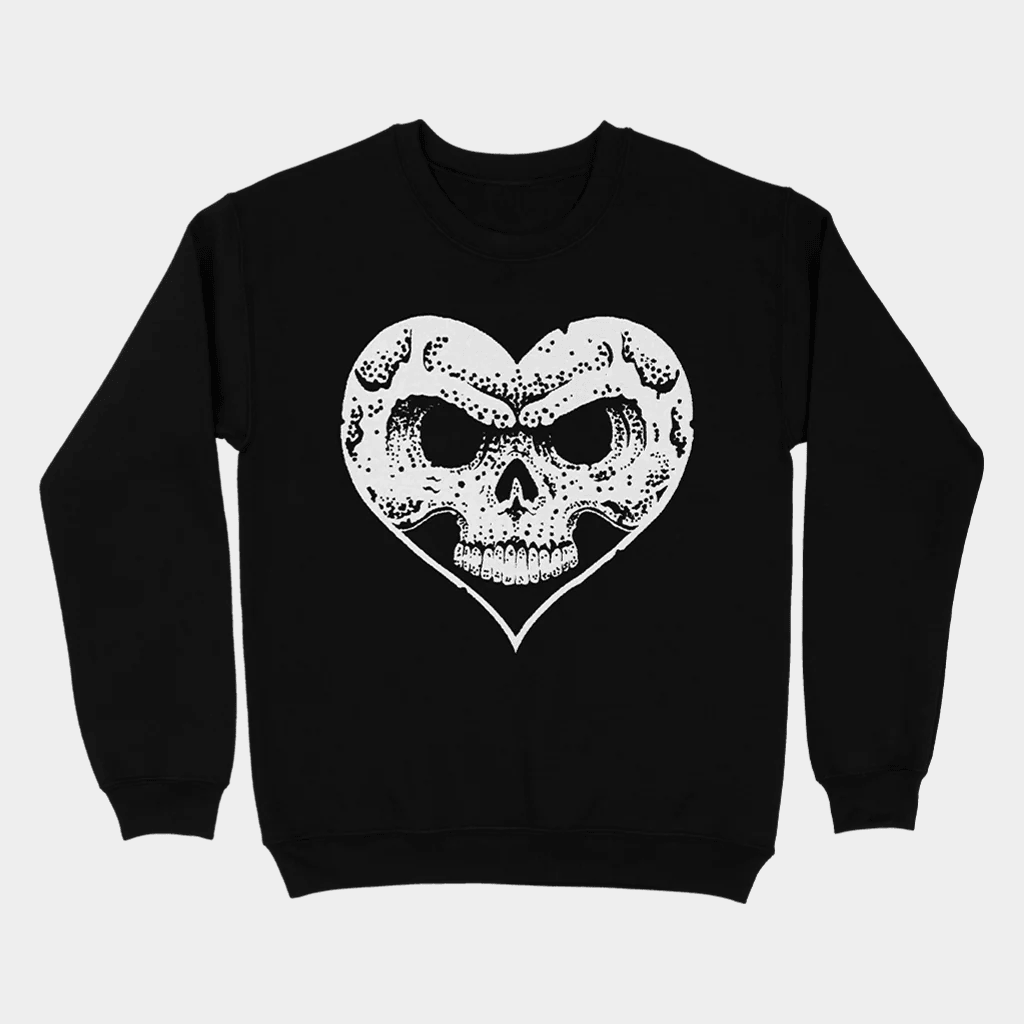 Alexisonfire Merch Heartskull Crewneck Alexisonfire Sweatshirt Cool Gifts For Music Lovers-1 Alexisonfire Merch Heartskull Crewneck Alexisonfire Sweatshirt Cool Gifts For Music Lovers-1