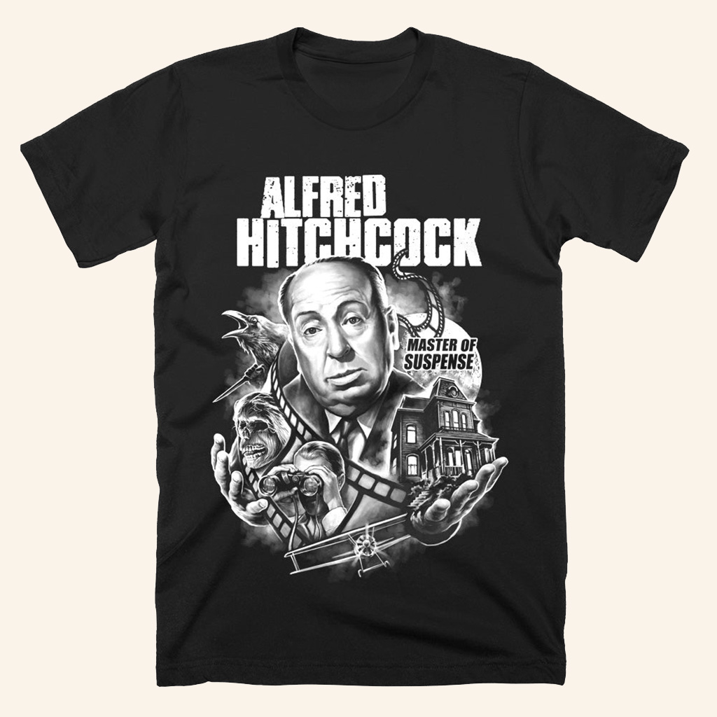 Alfred Hitchcock King Of The Silver Screen T-Shirt Halloween Shirt Gifts For Dad Alfred Hitchcock King Of The Silver Screen T-Shirt Halloween Shirt Gifts For Dad