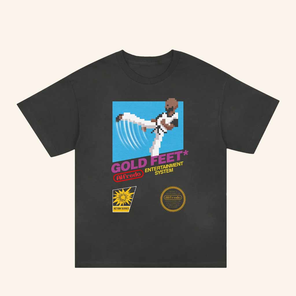 Alfredos Tokyo Merch Gold Feet T-Shirt Birthday Gift For Him Alfredos Tokyo Merch Gold Feet T-Shirt Birthday Gift For Him
