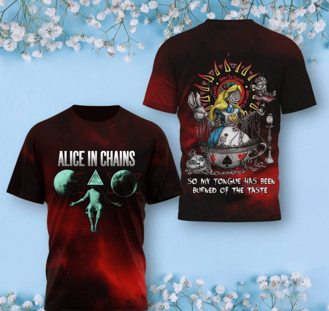 Alice In Chains 2025 I've Eaten The Sun 3D T-Shirt Gift For Fans