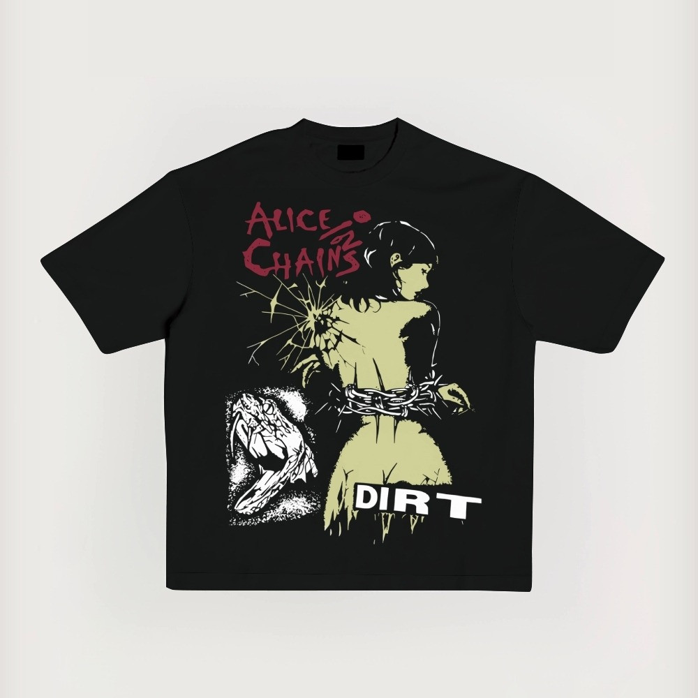 Alice In Chains Album Dirt Record T-Shirt Music Gift Ideas For Guys