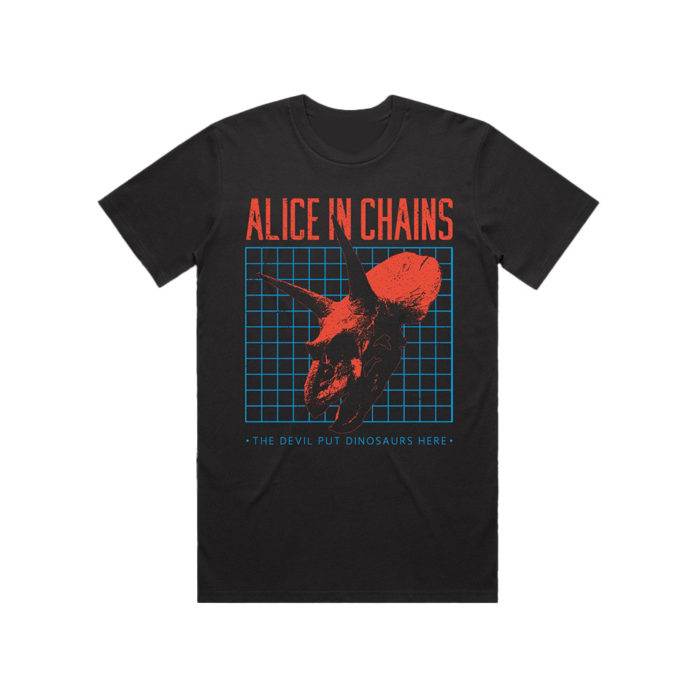 Alice In Chains Shirt The Devil Put Dinosaurs Here T-Shirt Gifts For Music Lovers
