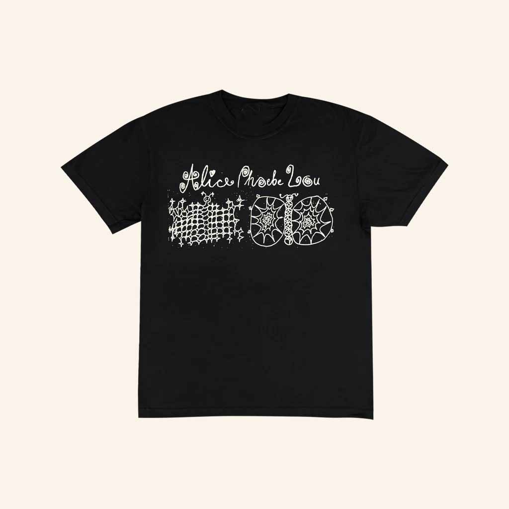 Alice Phoebe Lou Merch Butterfly Black T-Shirt Gift Ideas For Music Lovers Alice Phoebe Lou Merch Butterfly Black T-Shirt Gift Ideas For Music Lovers