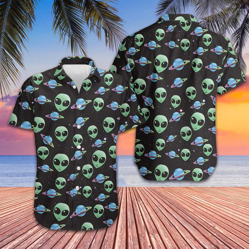 Alien Planet Hawaiian Shirt Summer Short Sleeve Button Up Shirts Gifts For Brother Alien Planet Hawaiian Shirt Summer Short Sleeve Button Up Shirts Gifts For Brother