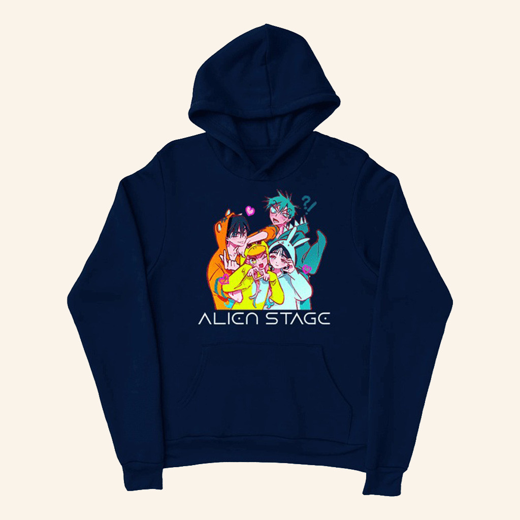 Alien Stage Merch Navy Photos Hoodie Christmas Gifts For Friends Alien Stage Merch Navy Photos Hoodie Christmas Gifts For Friends