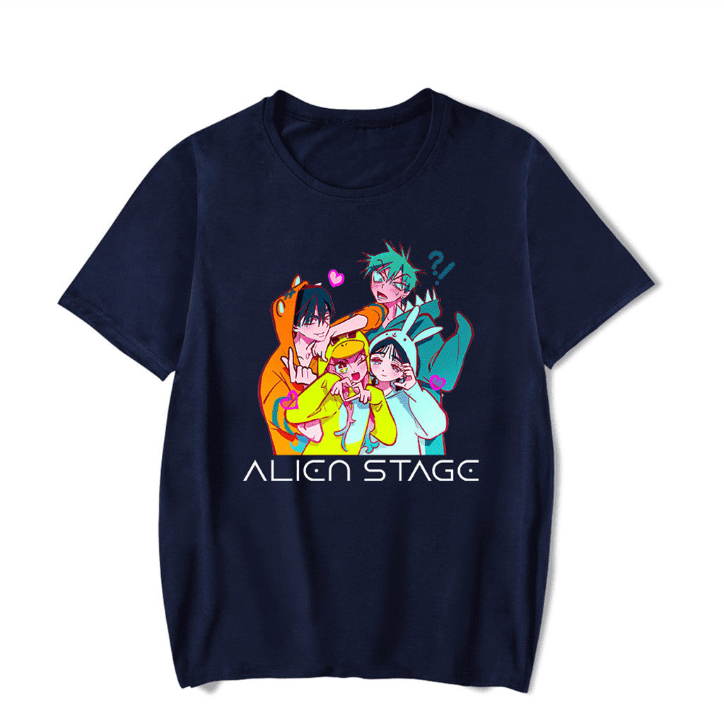 Alien Stage Merch Navy T-Shirt Gifts For Best Friends Alien Stage Merch Navy T-Shirt Gifts For Best Friends