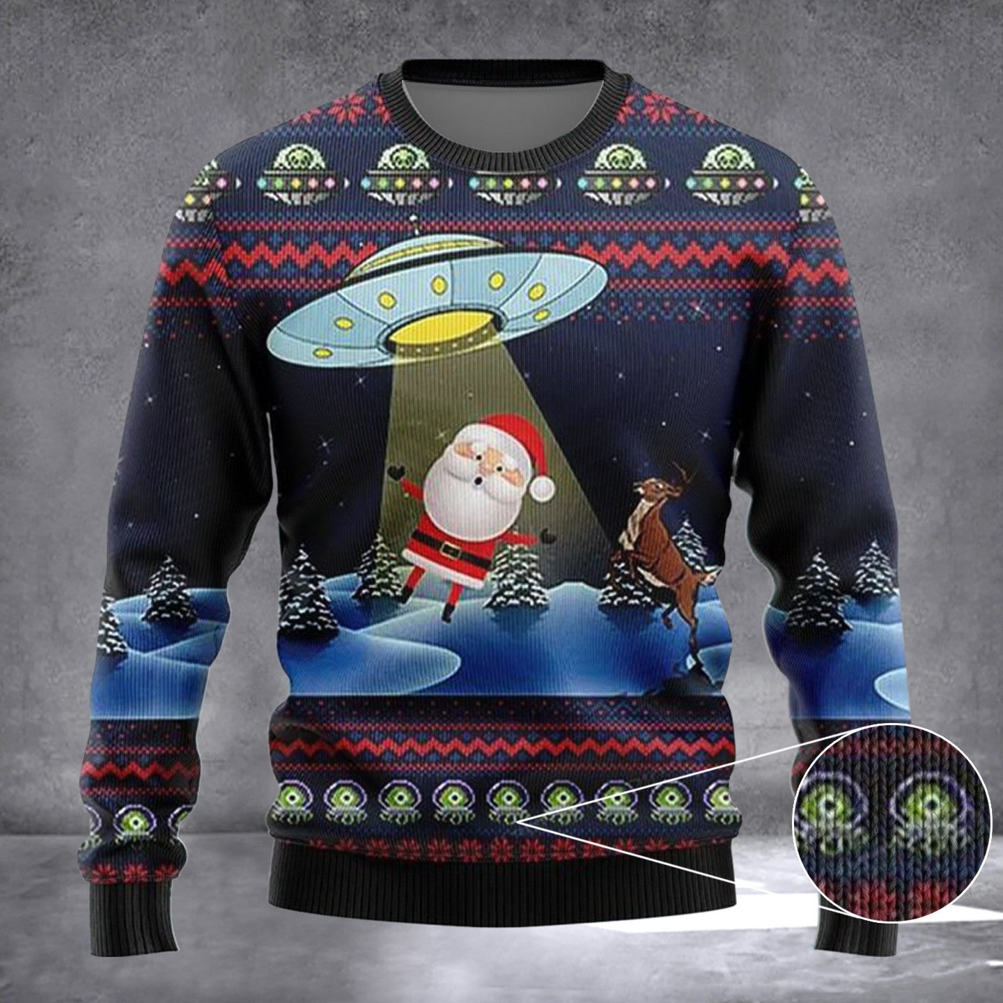 Alien Ugly Christmas Sweater Funny Santa Xmas Sweater Christmas Gifts 2024 Alien Ugly Christmas Sweater Funny Santa Xmas Sweater Christmas Gifts 2024