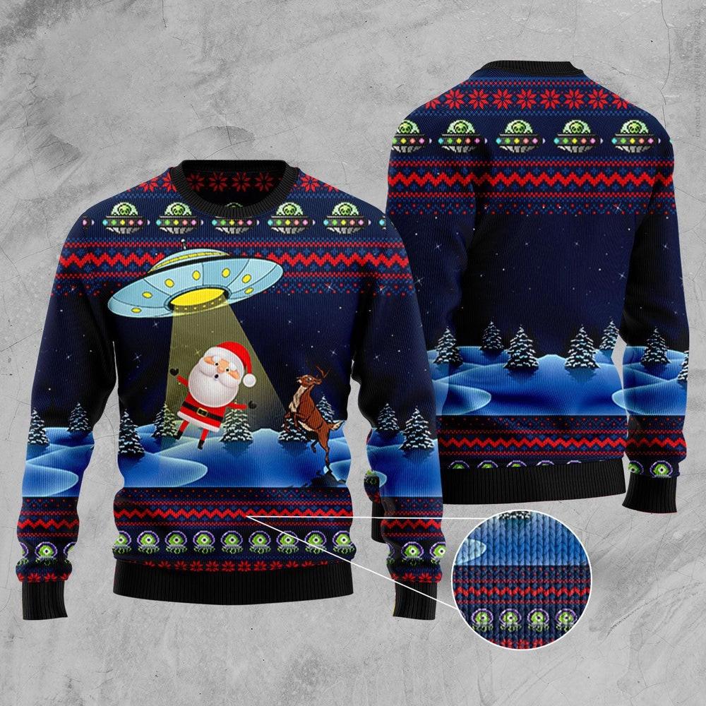 Alien Ugly Christmas Sweater Funny Ugly Christmas Sweater Holiday Gifts