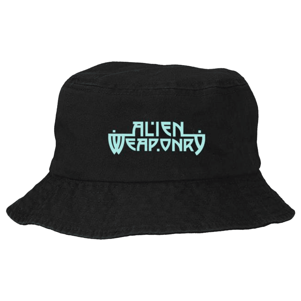 Alien Weaponry Store Embroidered Logo Bucket Hat Black Gift Ideas For Husband