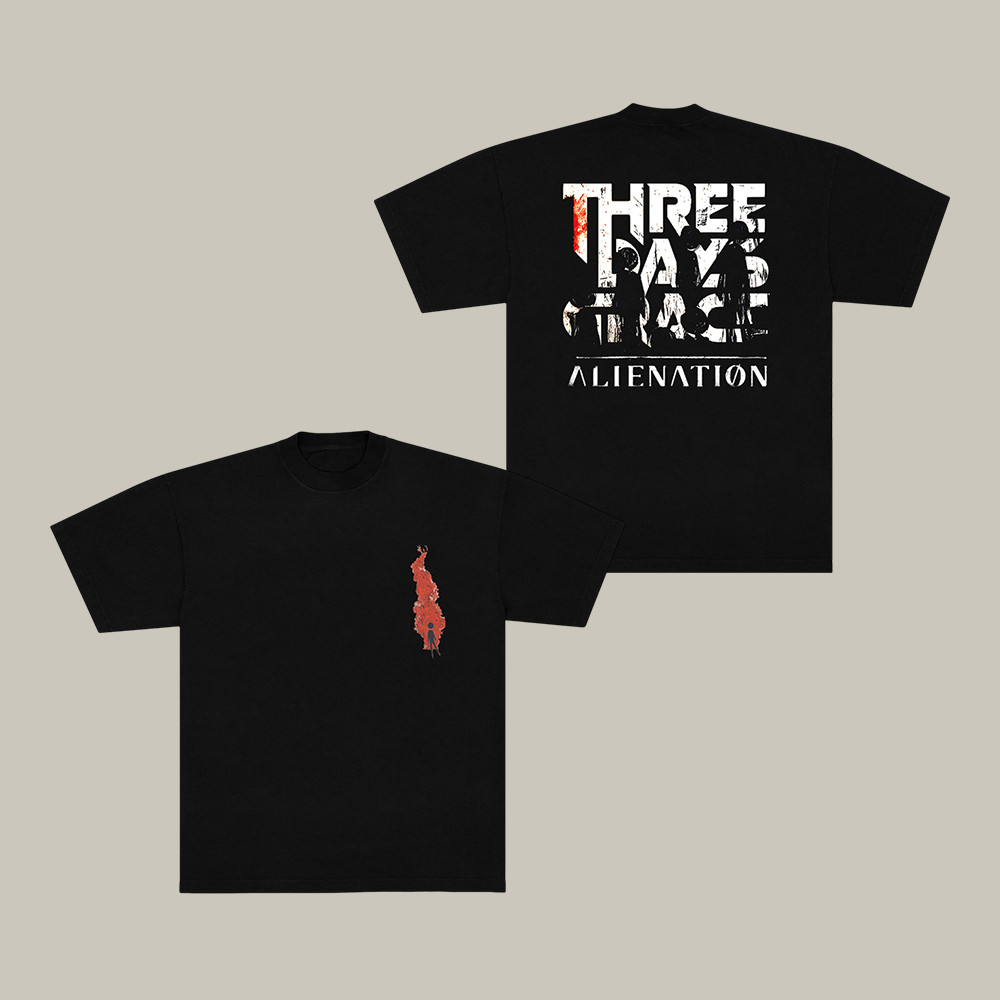 Alienation Album Three Days Grace T-Shirt Music Concert Tee Gift For Three Days Grace Lovers