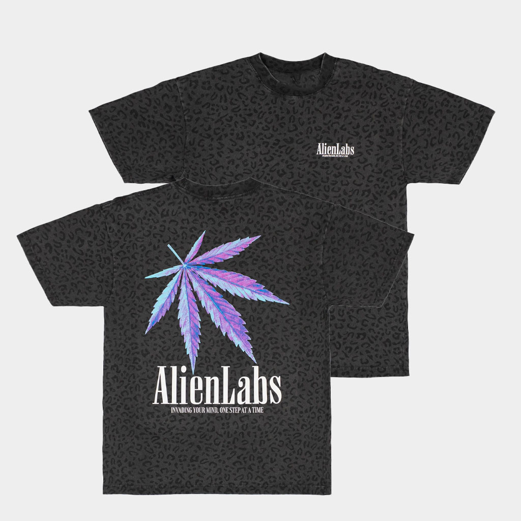 Alienlabs Apparel Merch The Chronic 2069 T-Shirt Black Leopard Shirt Best Gifts For Her