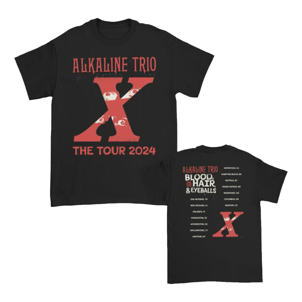 Alkaline Trio Merch Bhe The Tour Fall 2024 T-Shirt Black Gifts For Rock Band Fans Alkaline Trio Merch Bhe The Tour Fall 2024 T-Shirt Black Gifts For Rock Band Fans