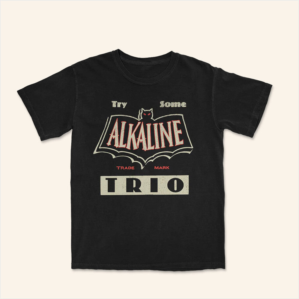 Alkaline Trio Merch Black Bat Black T-Shirt Gifts For Dudes Birthday Gifts For Besties