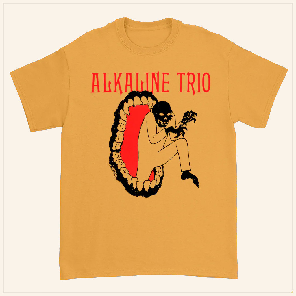 Alkaline Trio Merch Mouth Creeper T-Shirt Christmas Gifts For Friends Alkaline Trio Merch Mouth Creeper T-Shirt Christmas Gifts For Friends